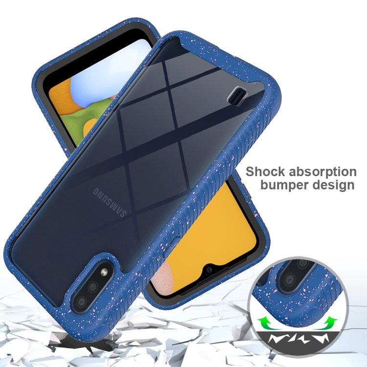 For Samsung Galaxy A01 Shockproof Starry Sky PC + TPU Protective Case
