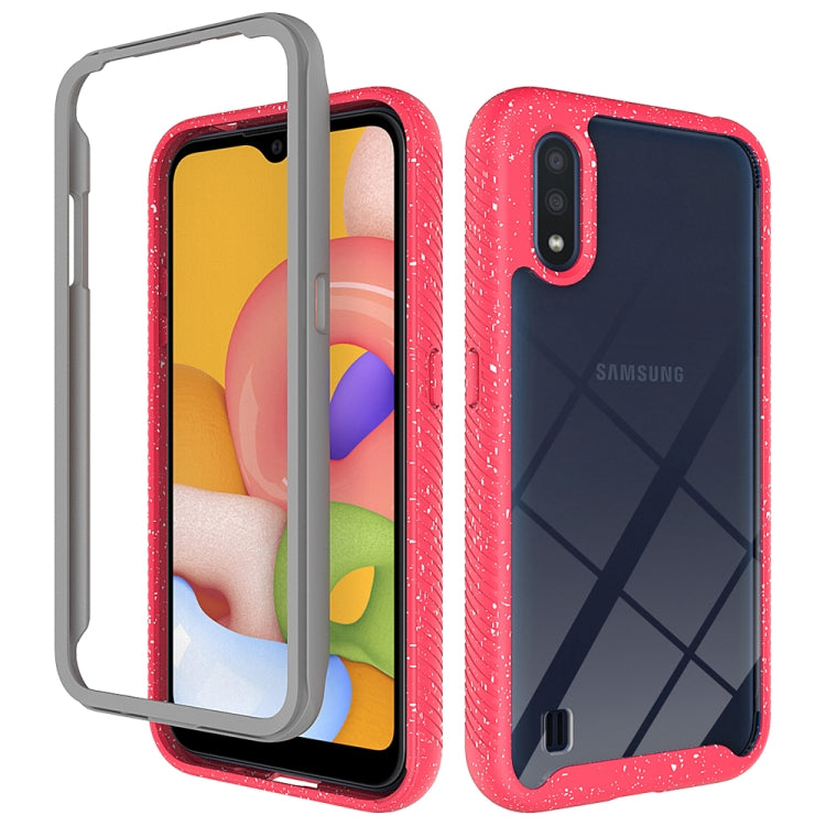 For Samsung Galaxy A01 Shockproof Starry Sky PC + TPU Protective Case
