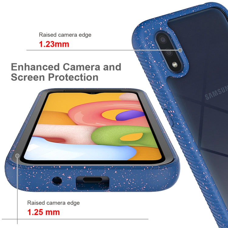 For Samsung Galaxy A01 Shockproof Starry Sky PC + TPU Protective Case