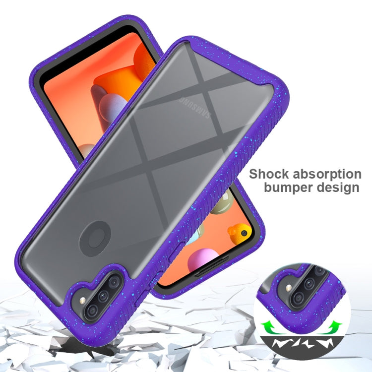 For Samsung Galaxy A11 Shockproof Starry Sky PC + TPU Protective Case