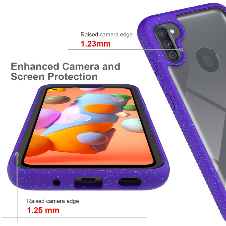 For Samsung Galaxy A11 Shockproof Starry Sky PC + TPU Protective Case