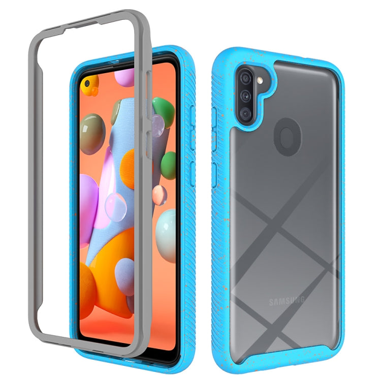 For Samsung Galaxy A11 Shockproof Starry Sky PC + TPU Protective Case