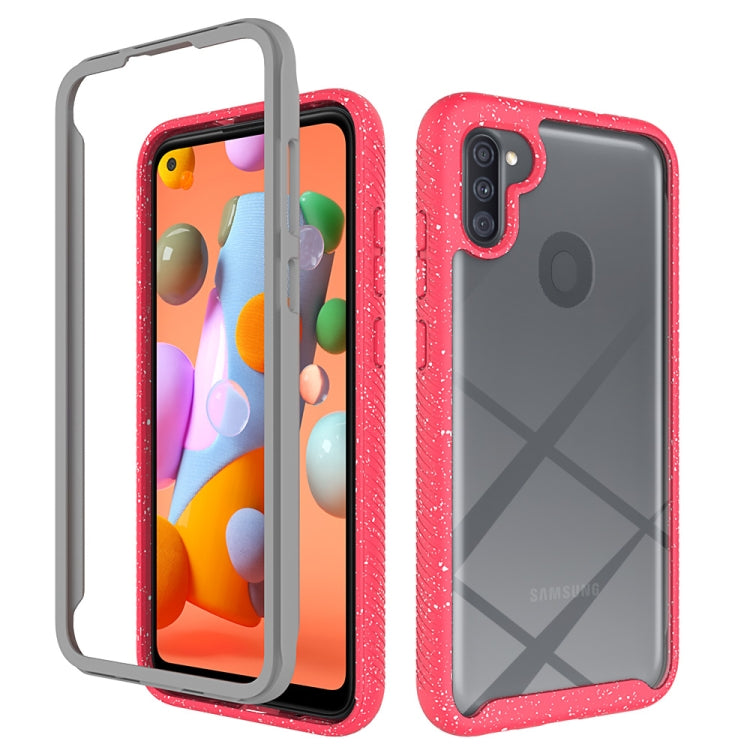 For Samsung Galaxy A11 Shockproof Starry Sky PC + TPU Protective Case