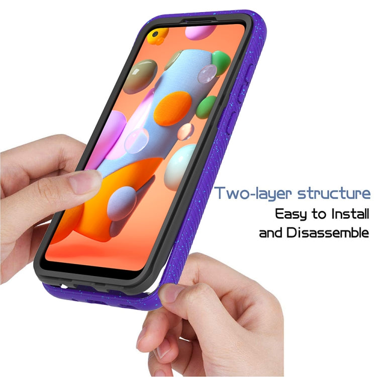For Samsung Galaxy A11 Shockproof Starry Sky PC + TPU Protective Case