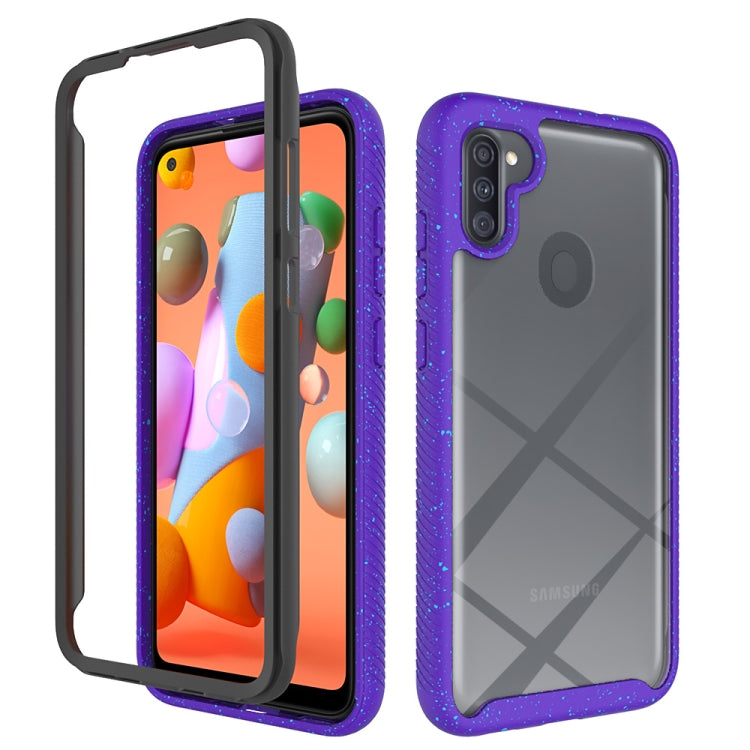 For Samsung Galaxy A11 Shockproof Starry Sky PC + TPU Protective Case