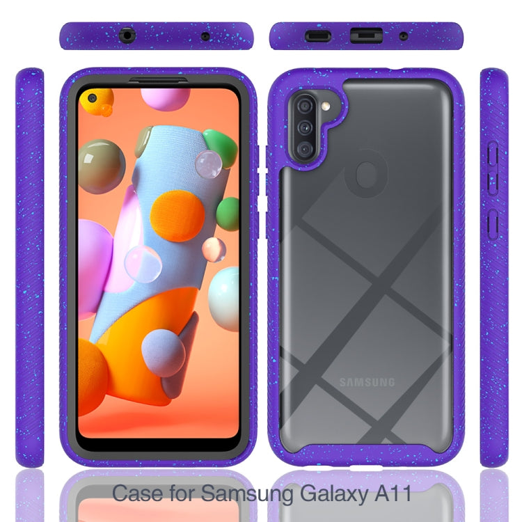 For Samsung Galaxy A11 Shockproof Starry Sky PC + TPU Protective Case