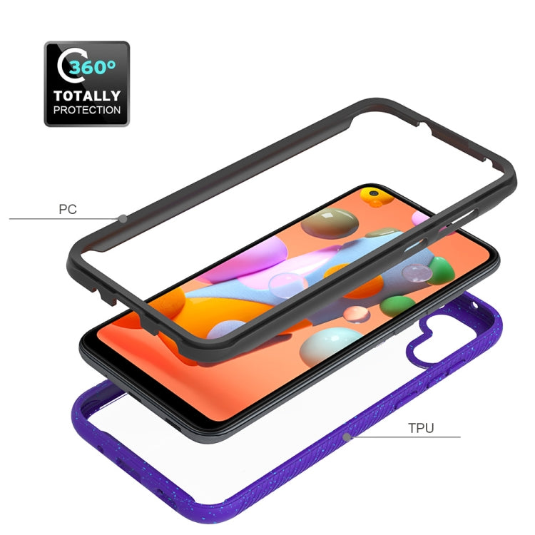 For Samsung Galaxy A11 Shockproof Starry Sky PC + TPU Protective Case