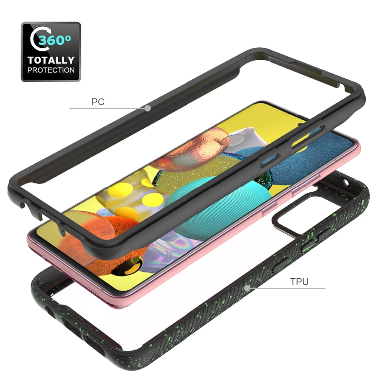 For Samsung Galaxy A51 5G Shockproof Starry Sky PC + TPU Protective Case