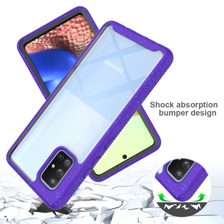 For Samsung Galaxy A71 5G Shockproof Starry Sky PC + TPU Protective Case