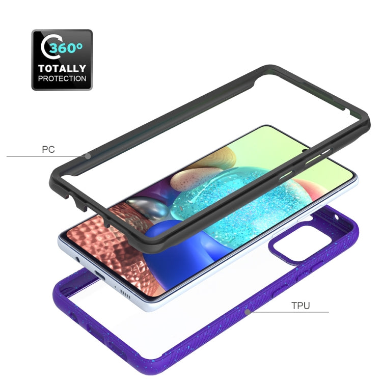 For Samsung Galaxy A71 5G Shockproof Starry Sky PC + TPU Protective Case