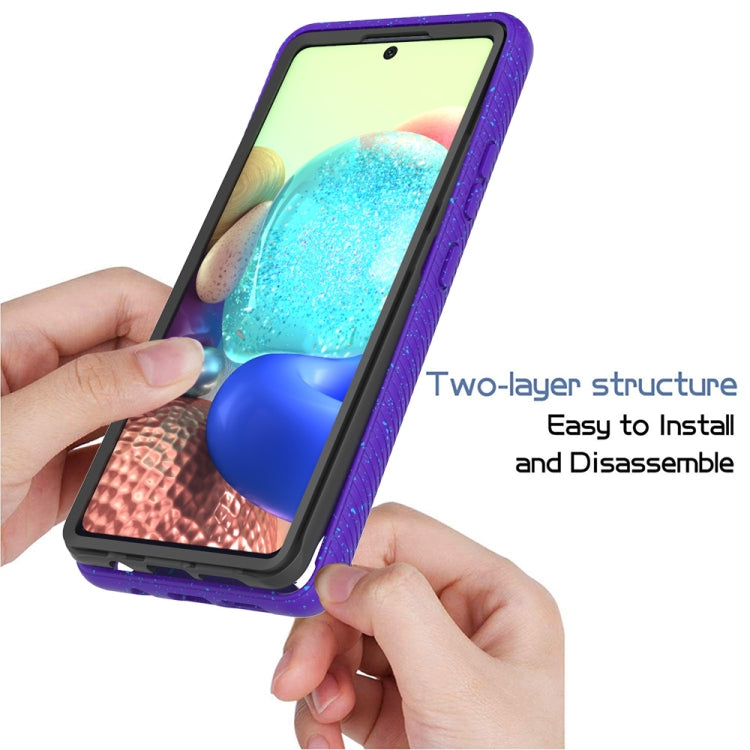 For Samsung Galaxy A71 5G Shockproof Starry Sky PC + TPU Protective Case