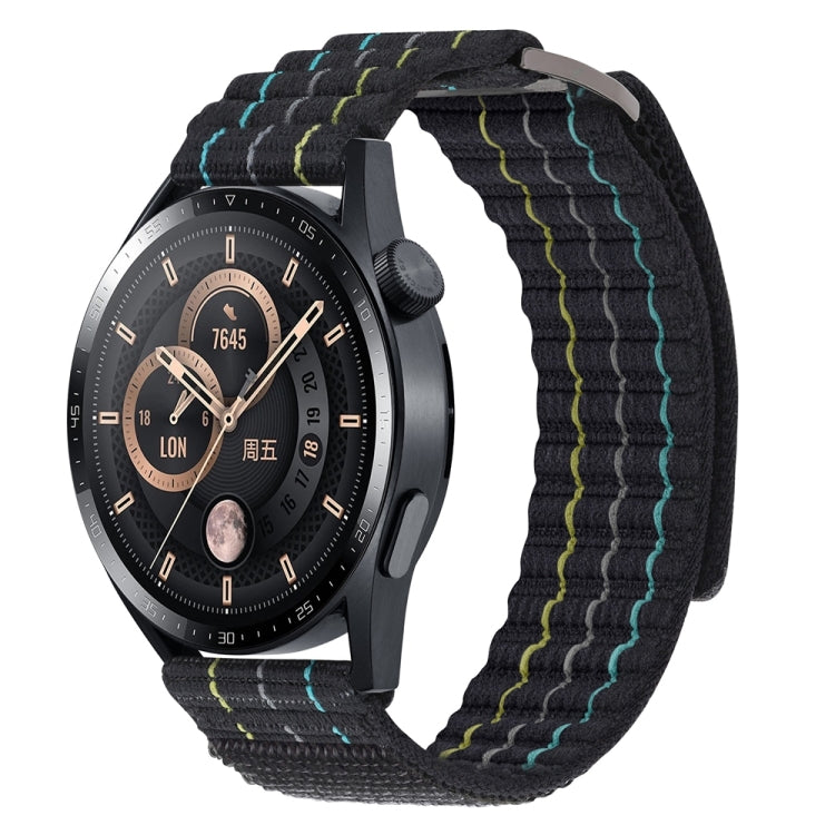 20mm Dual-Section Sports Style Nylon Loop Watch Band