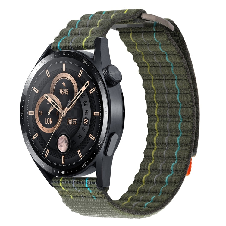 20mm Dual-Section Sports Style Nylon Loop Watch Band