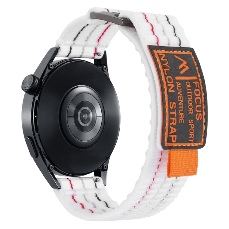 22mm Dual-Section Sports Style Nylon Loop Watch Band