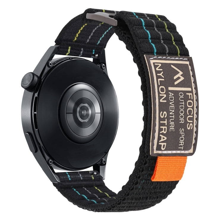 22mm Dual-Section Sports Style Nylon Loop Watch Band