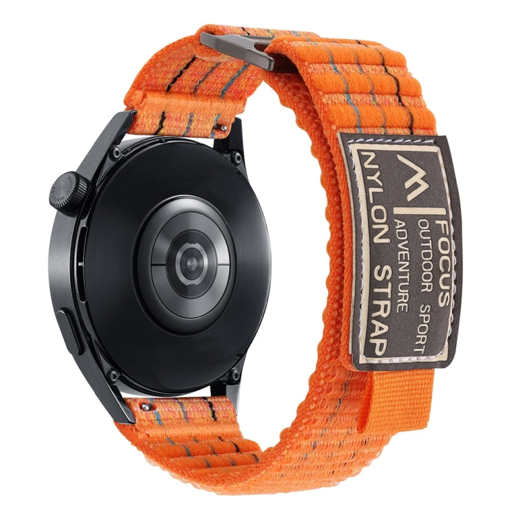 22mm Dual-Section Sports Style Nylon Loop Watch Band