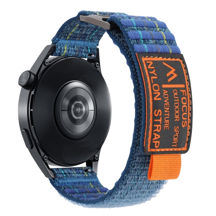 22mm Dual-Section Sports Style Nylon Loop Watch Band
