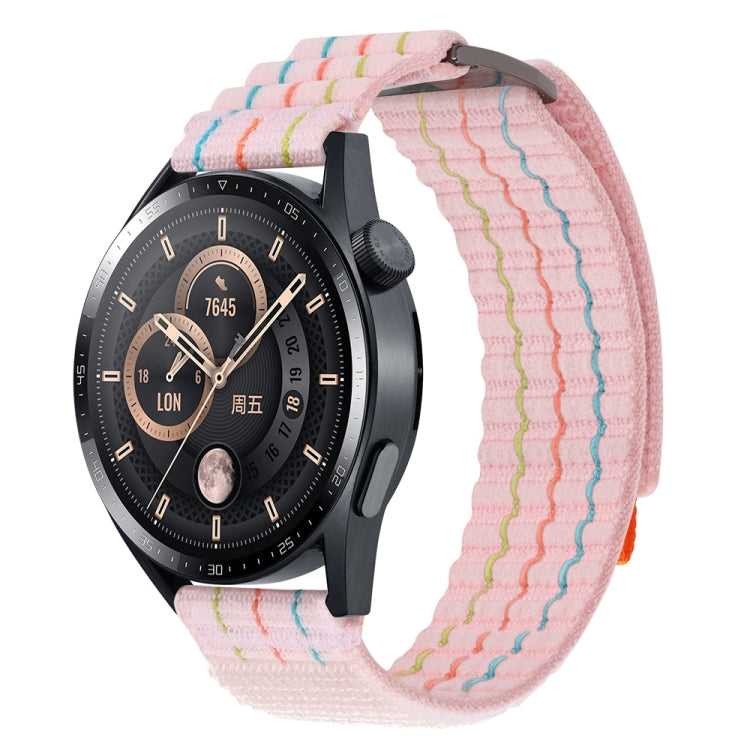 22mm Dual-Section Sports Style Nylon Loop Watch Band
