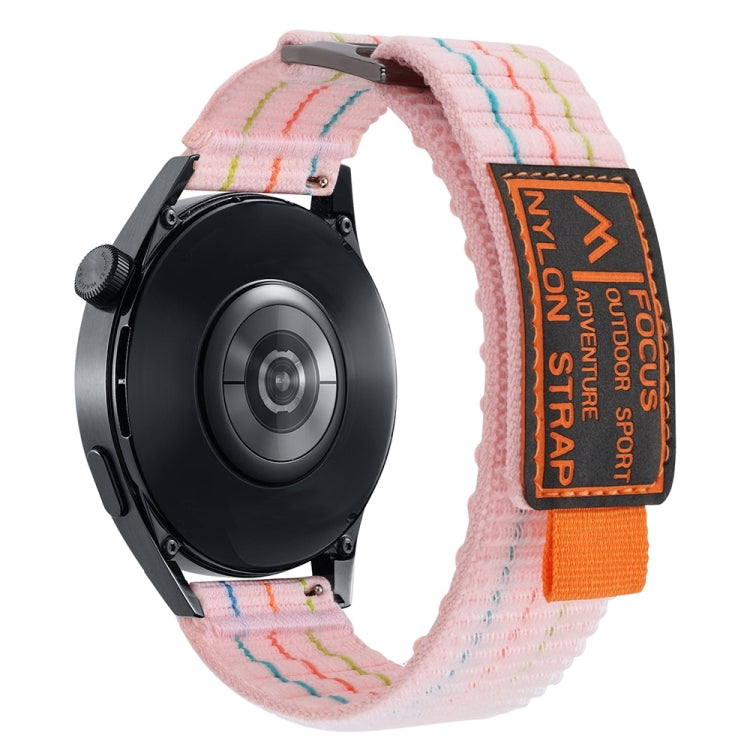 22mm Dual-Section Sports Style Nylon Loop Watch Band