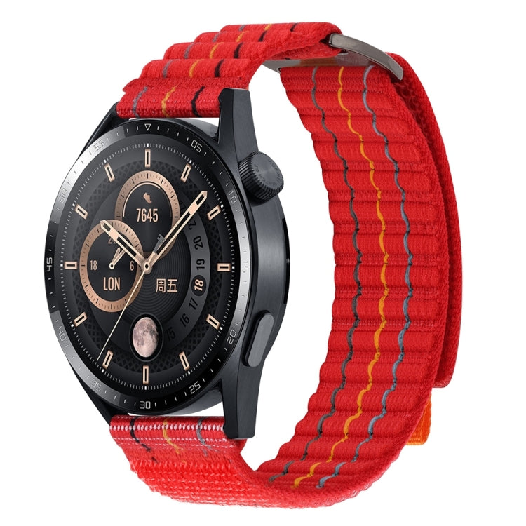 22mm Dual-Section Sports Style Nylon Loop Watch Band