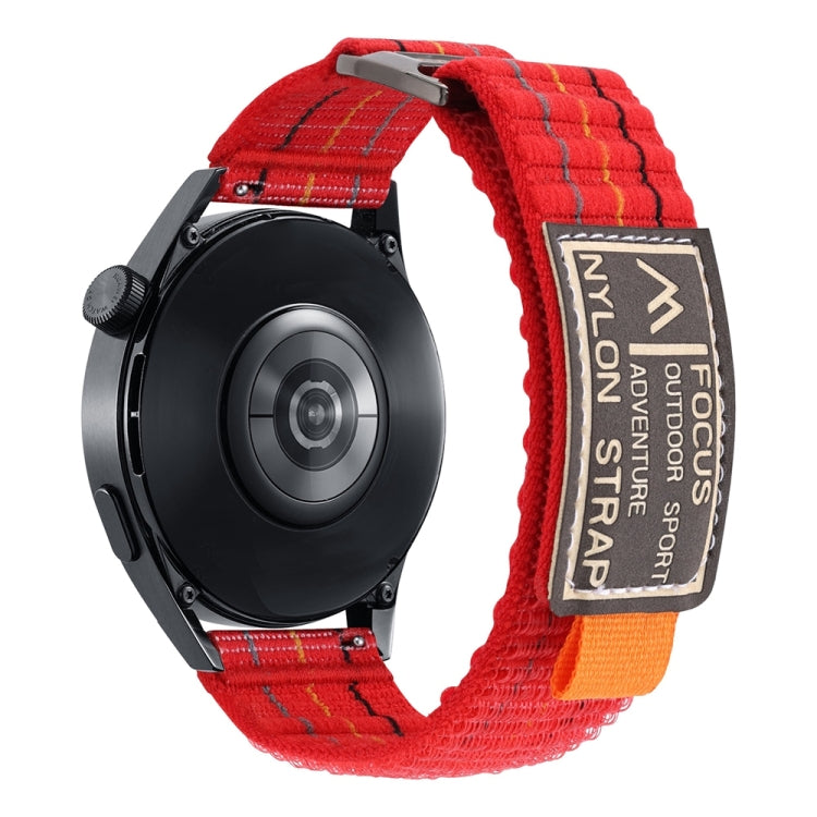 22mm Dual-Section Sports Style Nylon Loop Watch Band