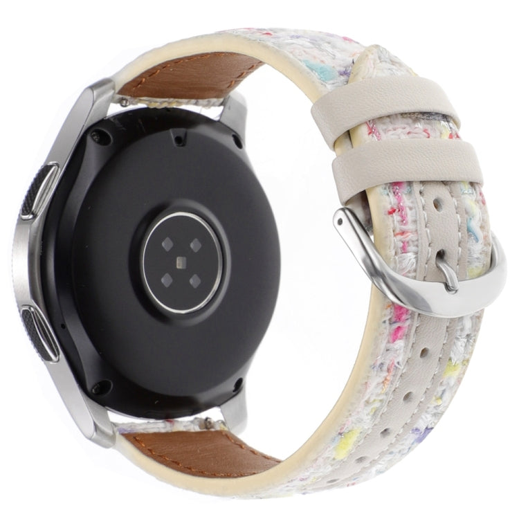 20mm Woolen Hybrid Leather Watch Band