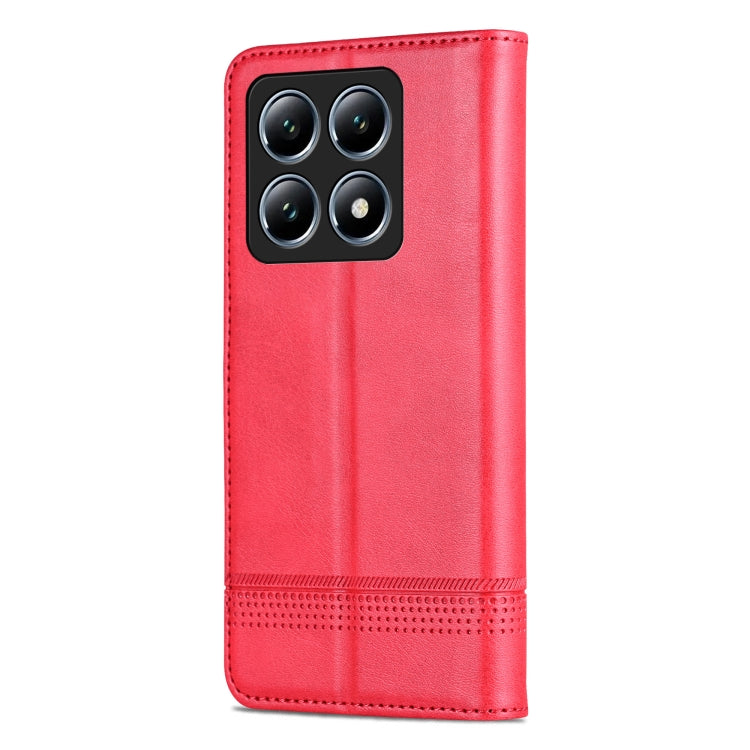 For Xiaomi 14T Pro AZNS Magnetic Calf Texture Flip Leather Phone Case