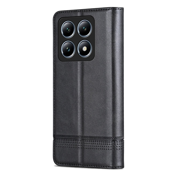 For Xiaomi 14T Pro AZNS Magnetic Calf Texture Flip Leather Phone Case