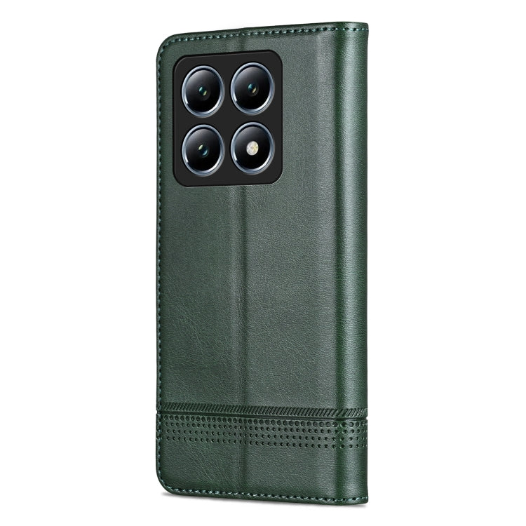 For Xiaomi 14T Pro AZNS Magnetic Calf Texture Flip Leather Phone Case