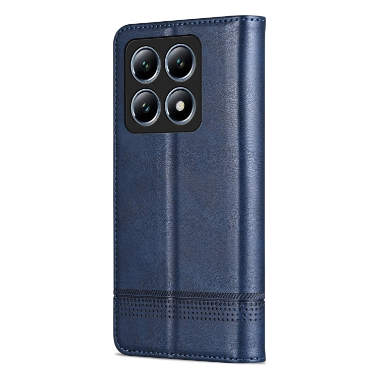 For Xiaomi 14T Pro AZNS Magnetic Calf Texture Flip Leather Phone Case