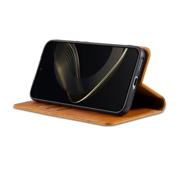 For Xiaomi 14T AZNS Magnetic Calf Texture Flip Leather Phone Case