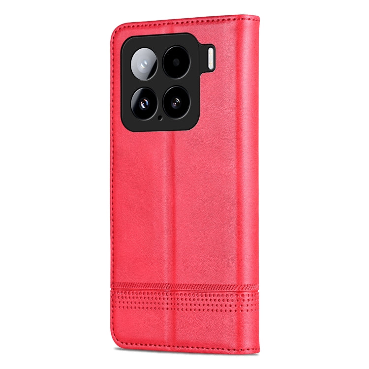 For Xiaomi 15 AZNS Magnetic Calf Texture Flip Leather Phone Case