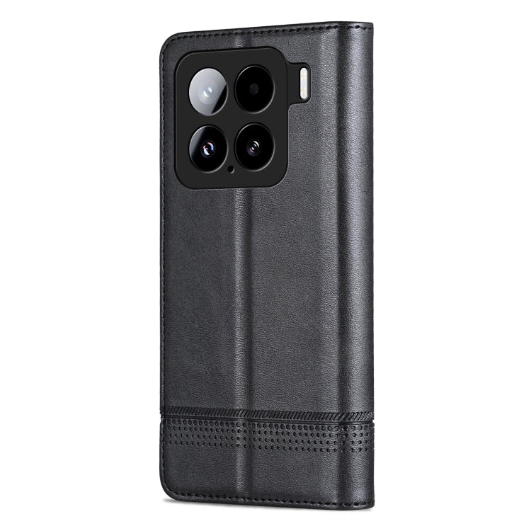 For Xiaomi 15 AZNS Magnetic Calf Texture Flip Leather Phone Case