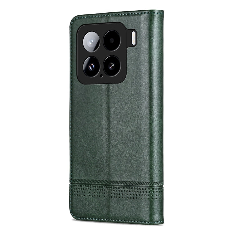 For Xiaomi 15 AZNS Magnetic Calf Texture Flip Leather Phone Case
