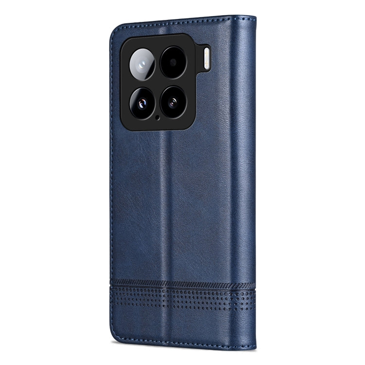 For Xiaomi 15 AZNS Magnetic Calf Texture Flip Leather Phone Case