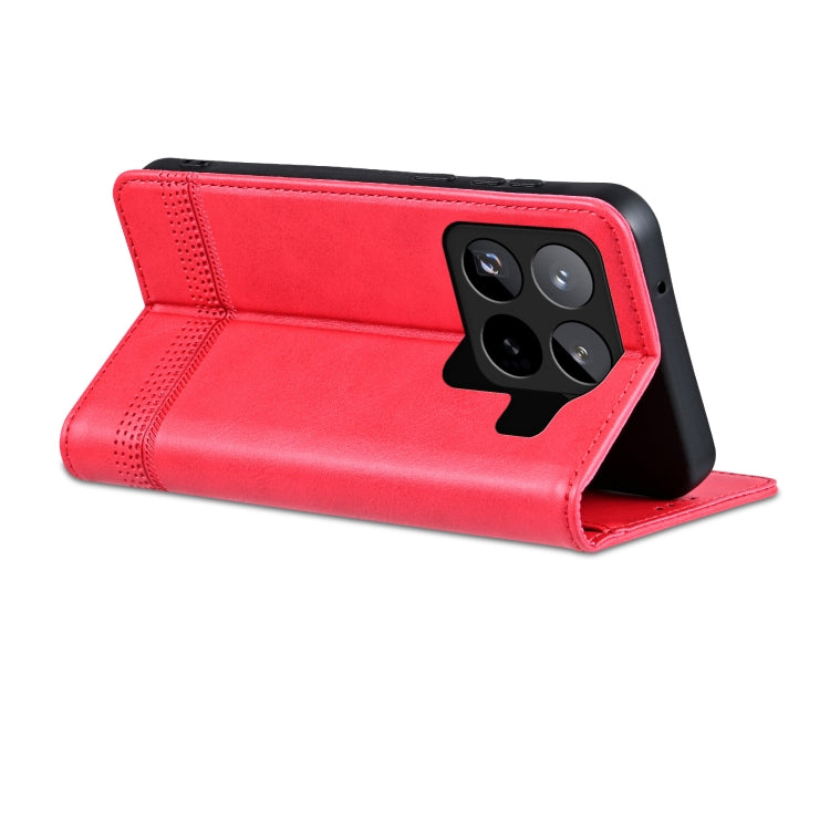 For Xiaomi 15 Pro AZNS Magnetic Calf Texture Flip Leather Phone Case