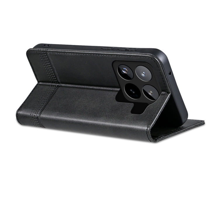 For Xiaomi 15 Pro AZNS Magnetic Calf Texture Flip Leather Phone Case