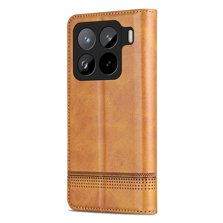 For Xiaomi 15 Pro AZNS Magnetic Calf Texture Flip Leather Phone Case