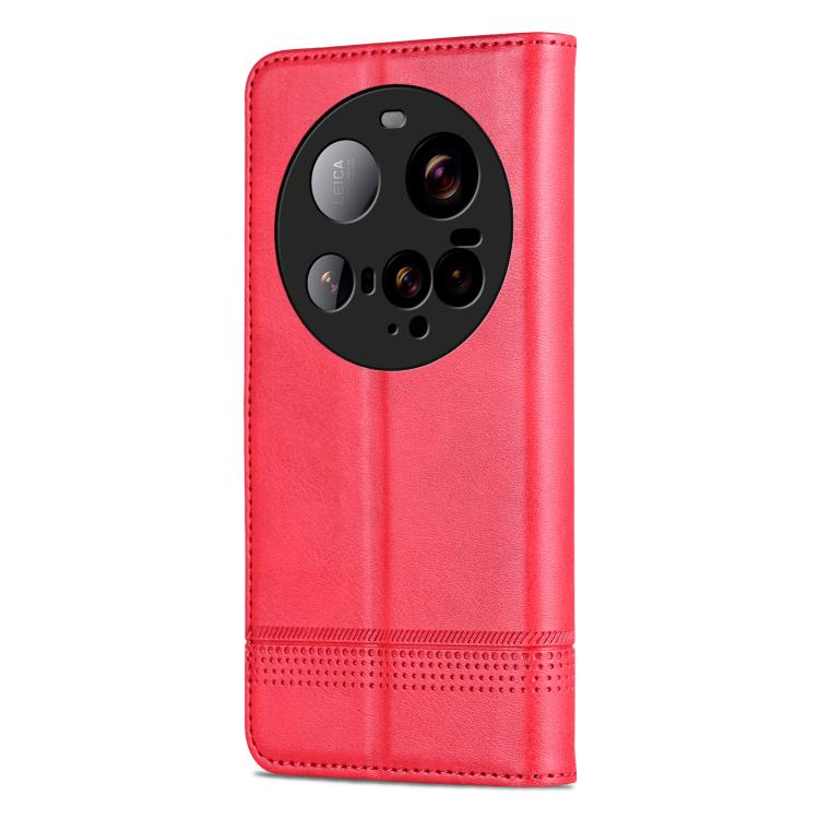 For Xiaomi 15 Ultra AZNS Magnetic Calf Texture Flip Leather Phone Case