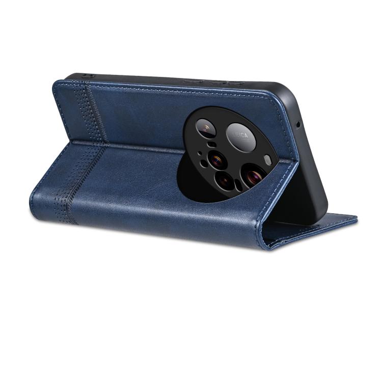 For Xiaomi 15 Ultra AZNS Magnetic Calf Texture Flip Leather Phone Case