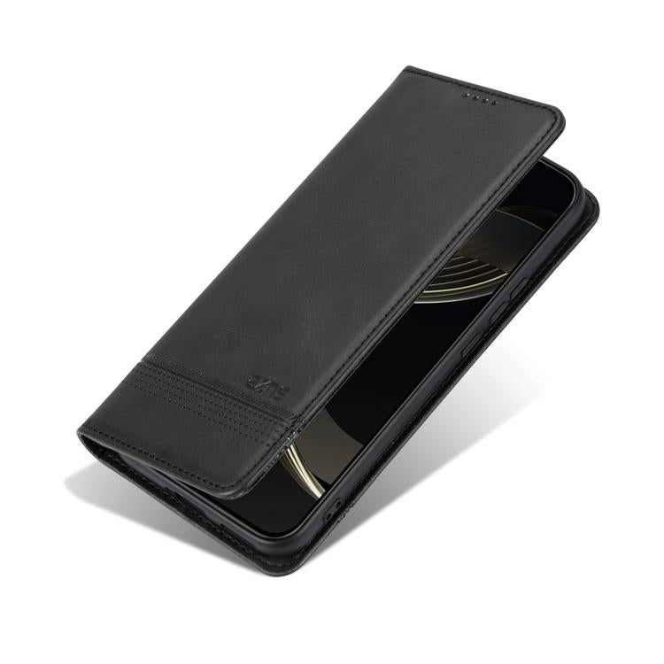 For Xiaomi 17 AZNS Magnetic Calf Texture Flip Leather Phone Case