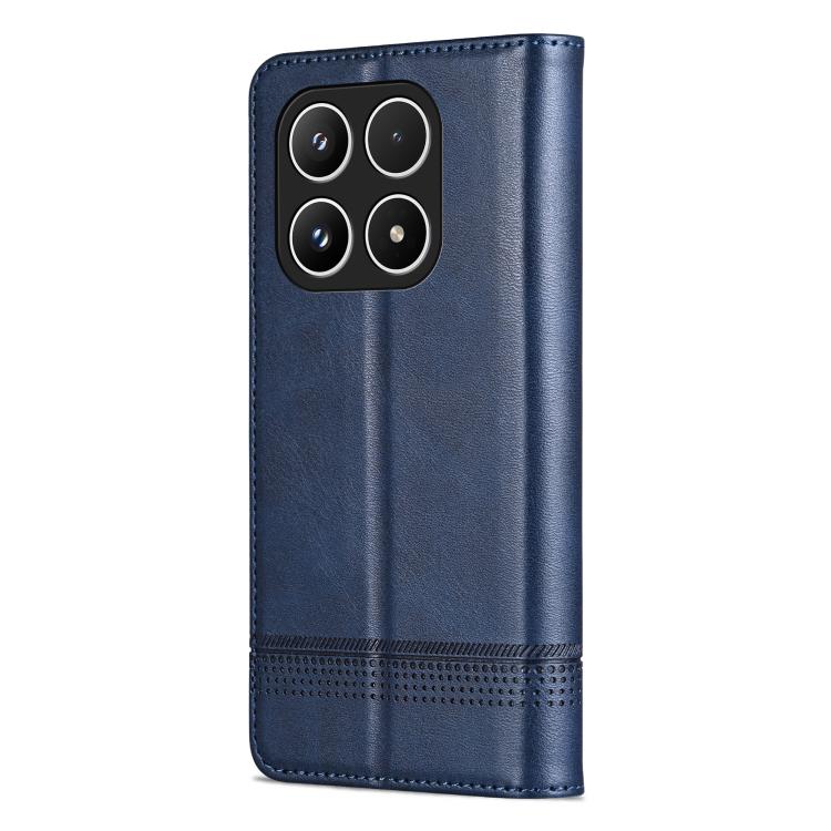 For Xiaomi 17 AZNS Magnetic Calf Texture Flip Leather Phone Case
