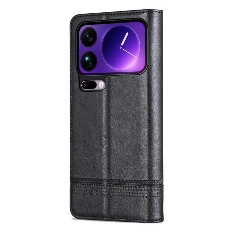 For Xiaomi 17 Pro Max AZNS Magnetic Calf Texture Flip Leather Phone Case