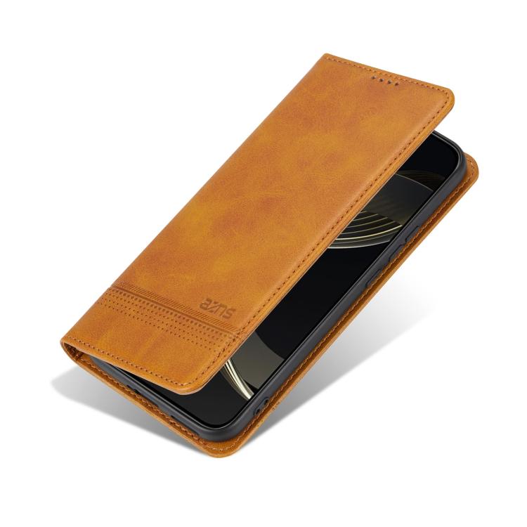 For Xiaomi 17 Pro Max AZNS Magnetic Calf Texture Flip Leather Phone Case
