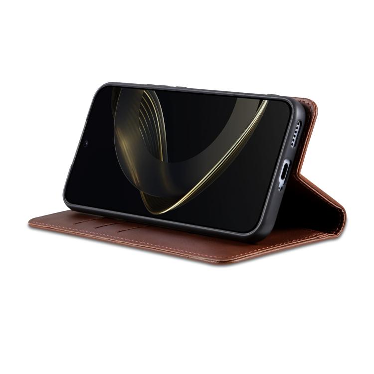 For Xiaomi 17 Pro Max AZNS Magnetic Calf Texture Flip Leather Phone Case