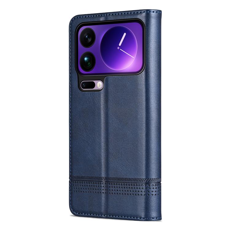 For Xiaomi 17 Pro AZNS Magnetic Calf Texture Flip Leather Phone Case