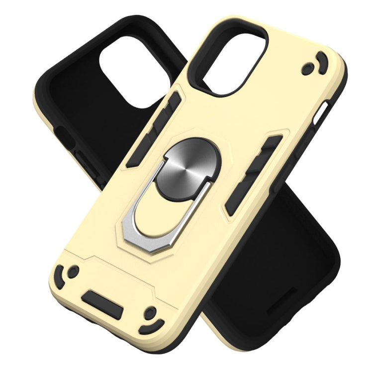 For iPhone 12 mini Armour Series PC + TPU Protective Case with Ring Holder