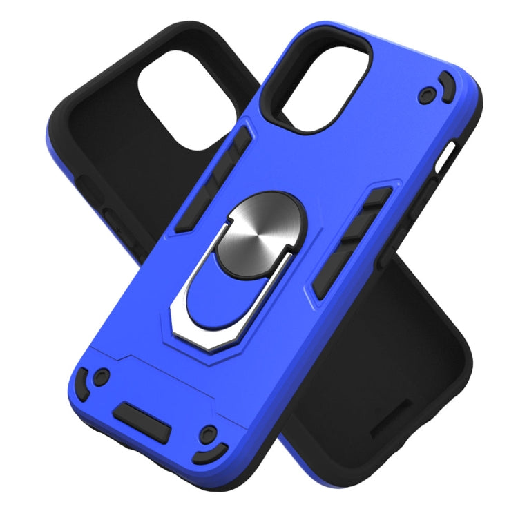 For iPhone 12 mini Armour Series PC + TPU Protective Case with Ring Holder