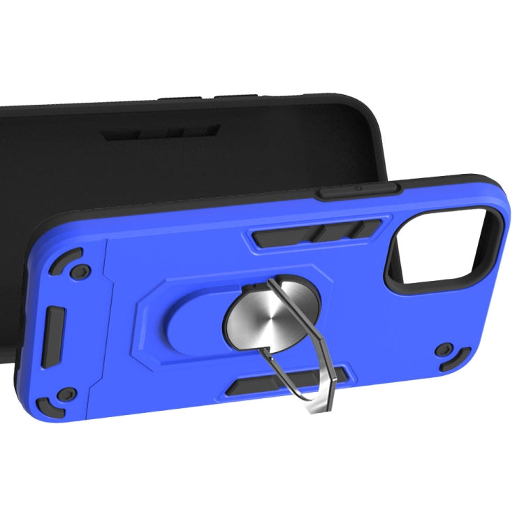 For iPhone 12 mini Armour Series PC + TPU Protective Case with Ring Holder