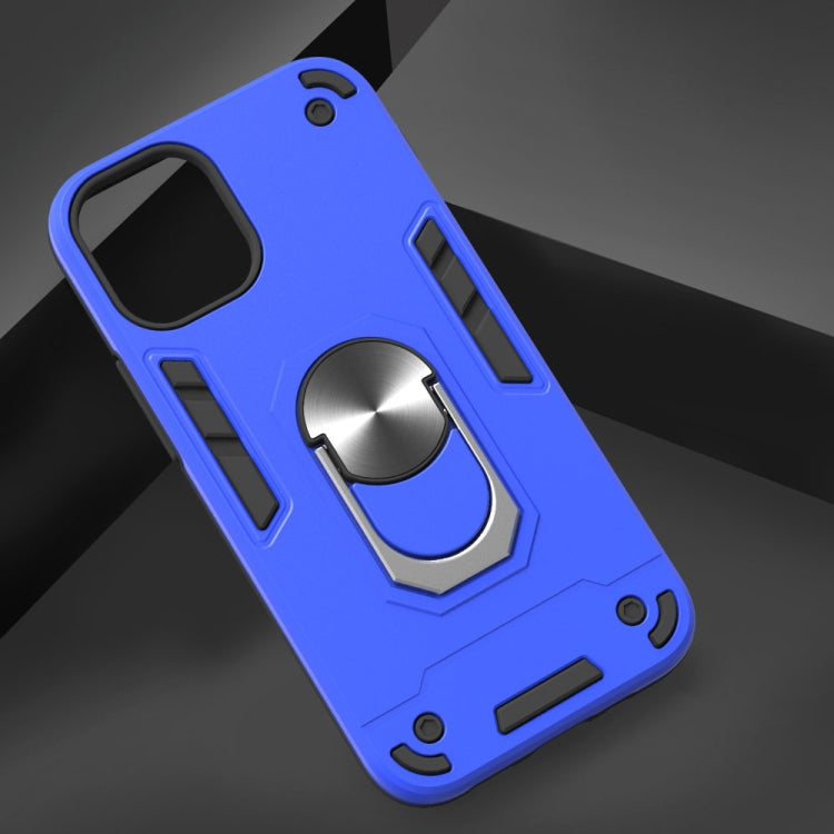 For iPhone 12 mini Armour Series PC + TPU Protective Case with Ring Holder
